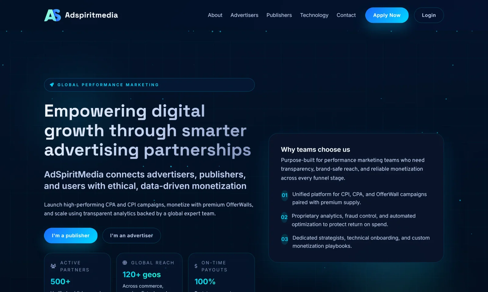 AdSpiritMedia website