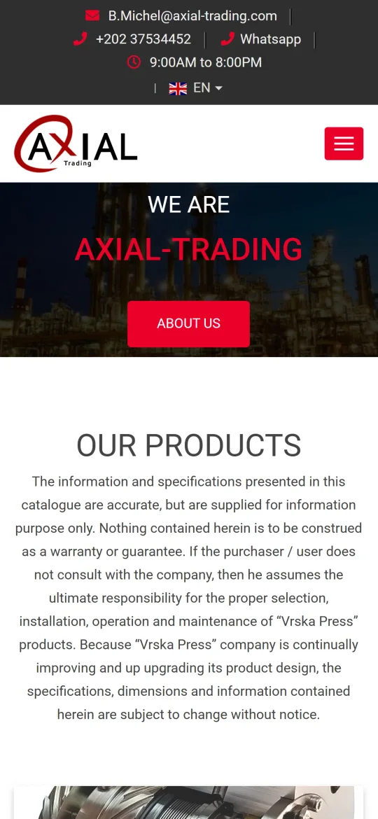 Axial Trading on a phone
