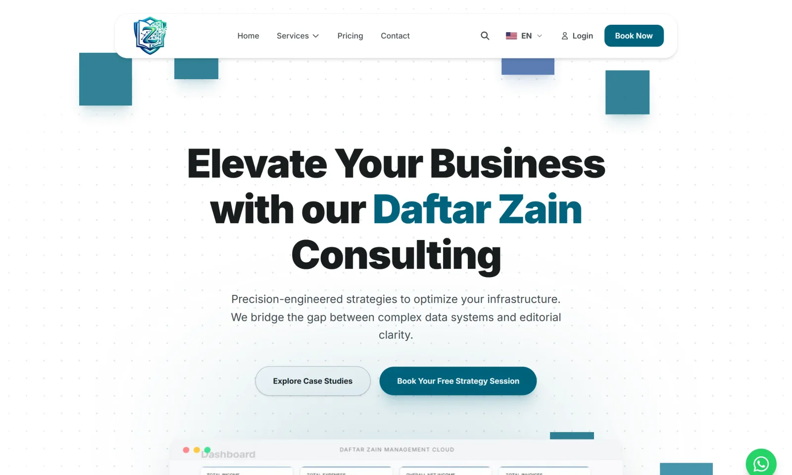 Daftar Zain website