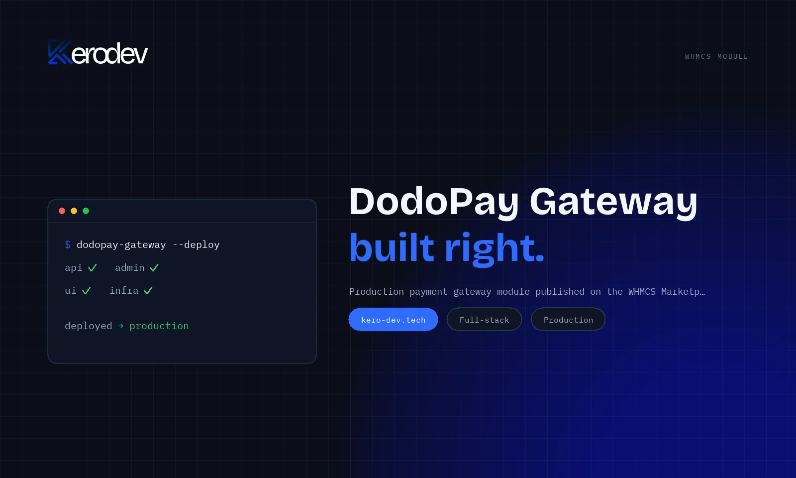 DodoPay Gateway website