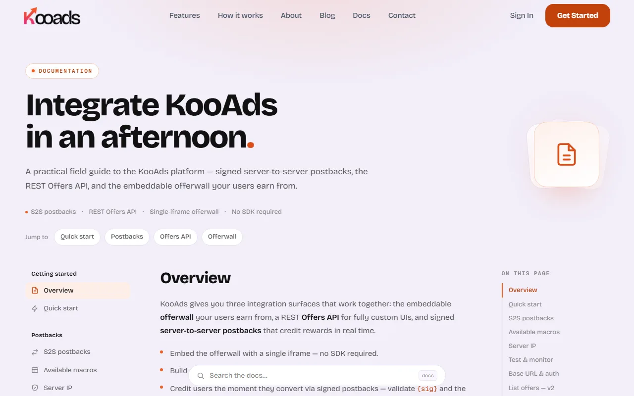 KooAds, screen 4