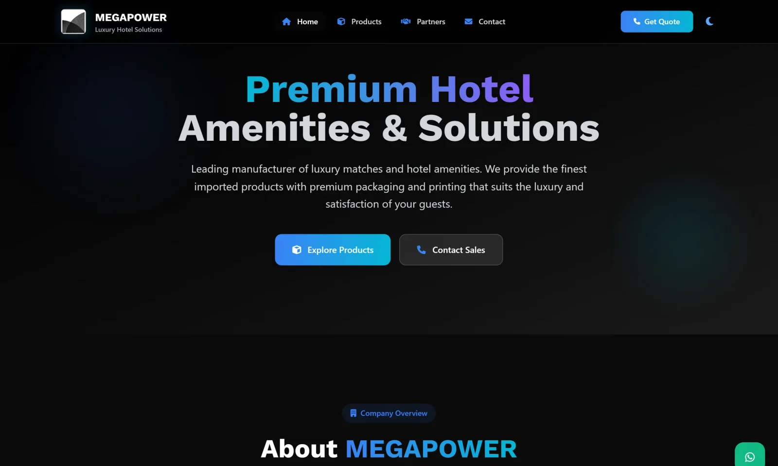 MegaPower website
