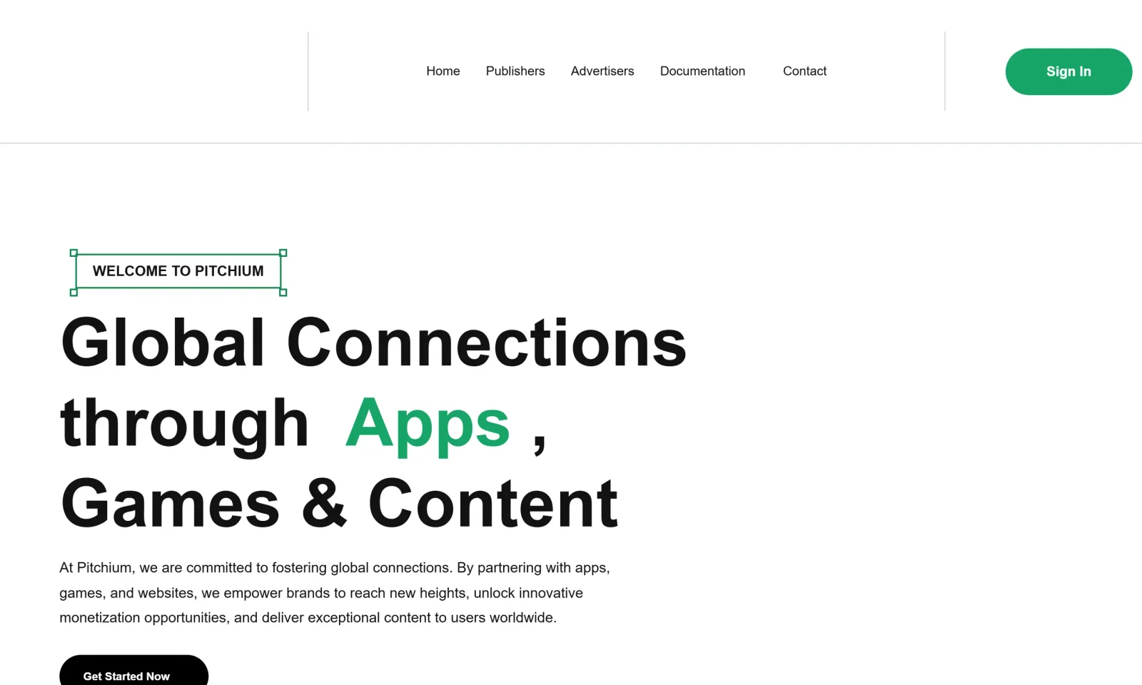 Pitchium website