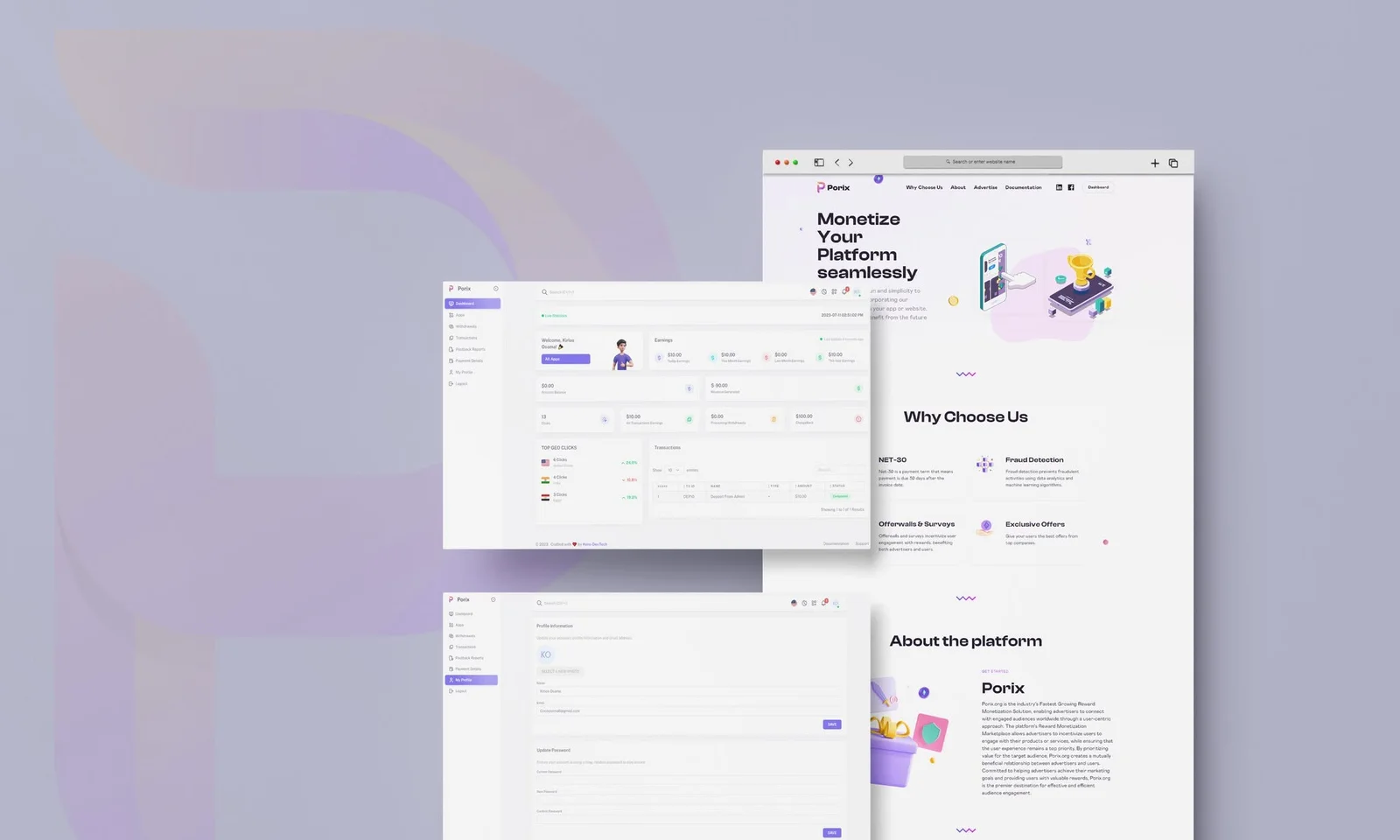 Porix website
